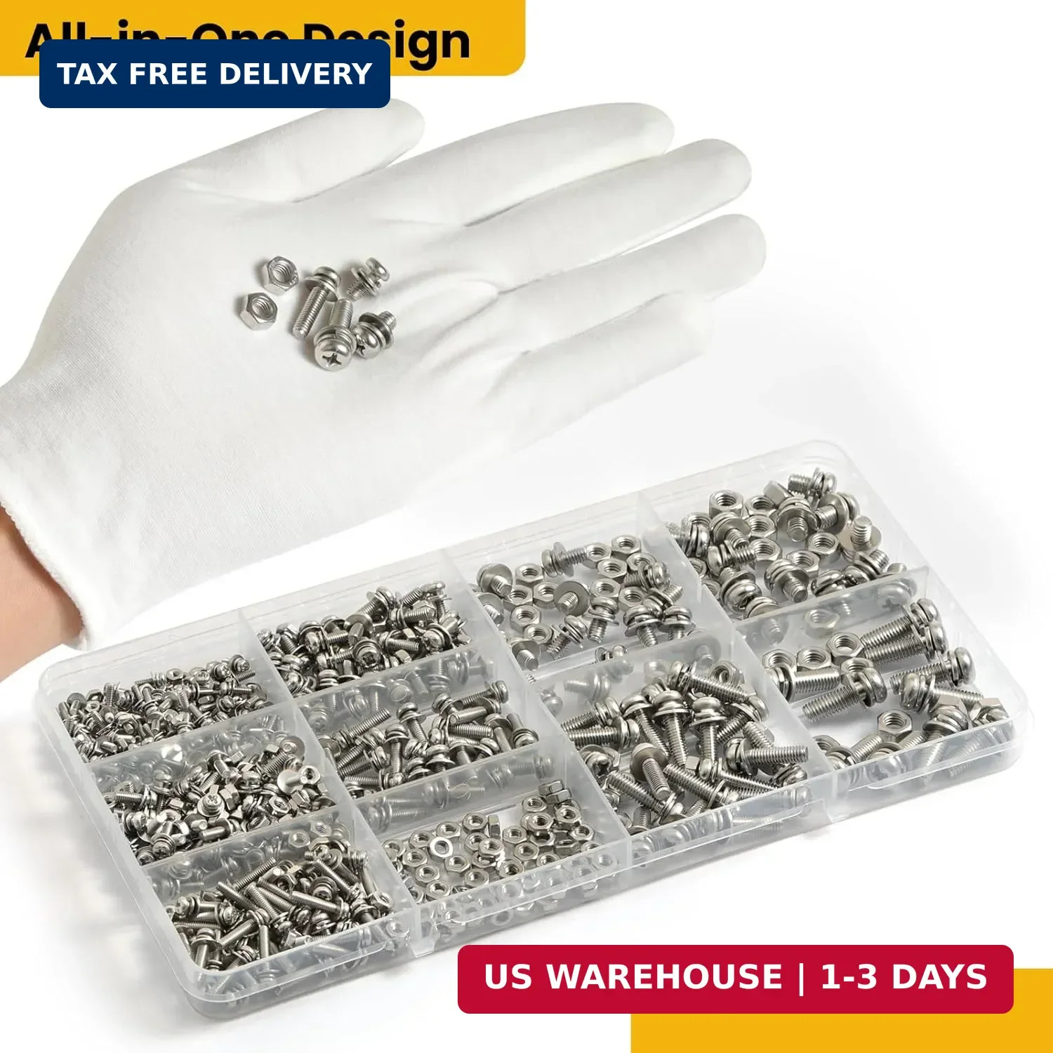 692Pcs Machine Screws Assortment Kit,Metric Nut and Bolt Assorted M2 M2.5 M3 M4