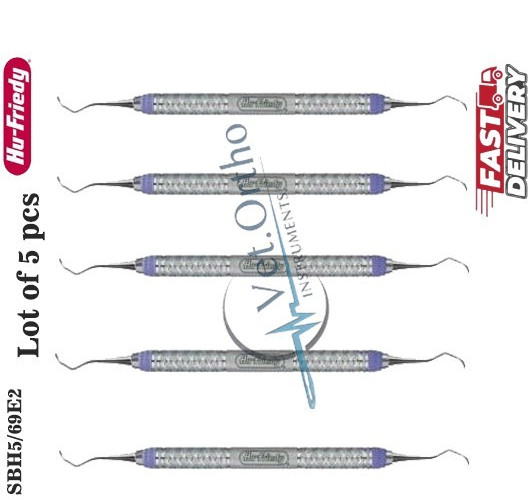 Hu-Friedy SH6/79E2 H6/H7 EverEdge 2.0 Double End Hygenist Sickle Scaler 9 Handle