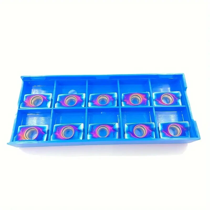 50pcs APMT1604 PDER-DP Carbide Inserts for 400R Milling Nano Blue HRC65