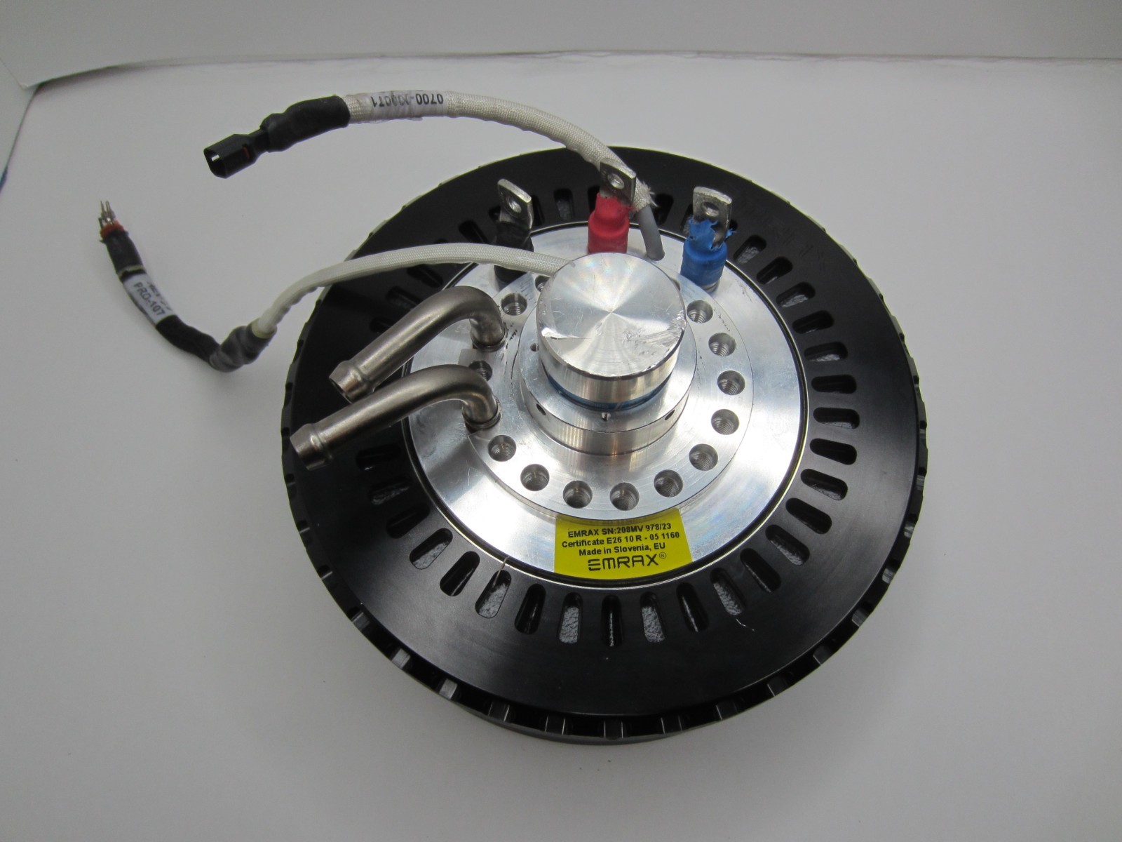 EMRAX 208MV Compact Axial Flux Synchronous Electric Motor w/SmartSys Resolver