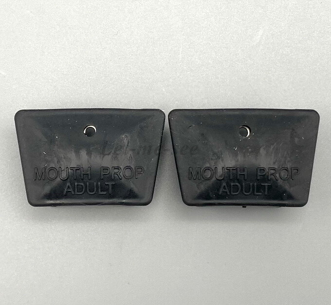 2pcs Dental Silicone Mouth Prop Bite Blocks Tongue Piercing Large Adult