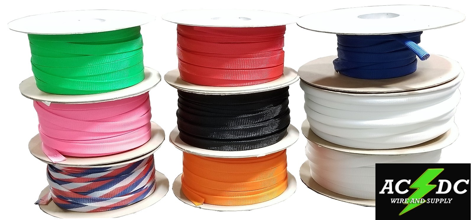 EXPANDABLE BRAIDED CABLE SLEEVE WIRE SLEEVING AUDIO, HOBBY, AUTO, PET BRAID