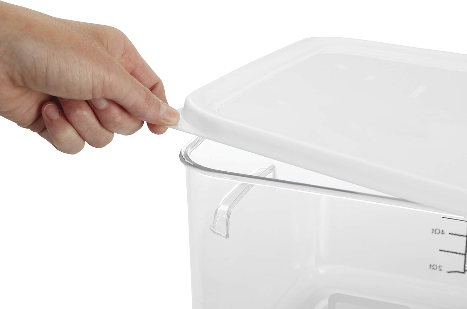 Rubbermaid Commercial Products Large Lid For 12/18/22 Qt. Plastic Space Saving S