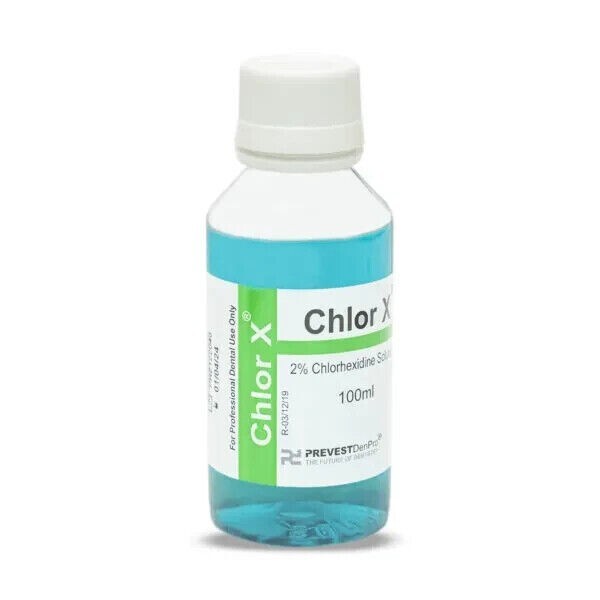 Pack Of 2 Dental Prevest Chlor X 2% chlorhexidine solution – 100ml Bottle