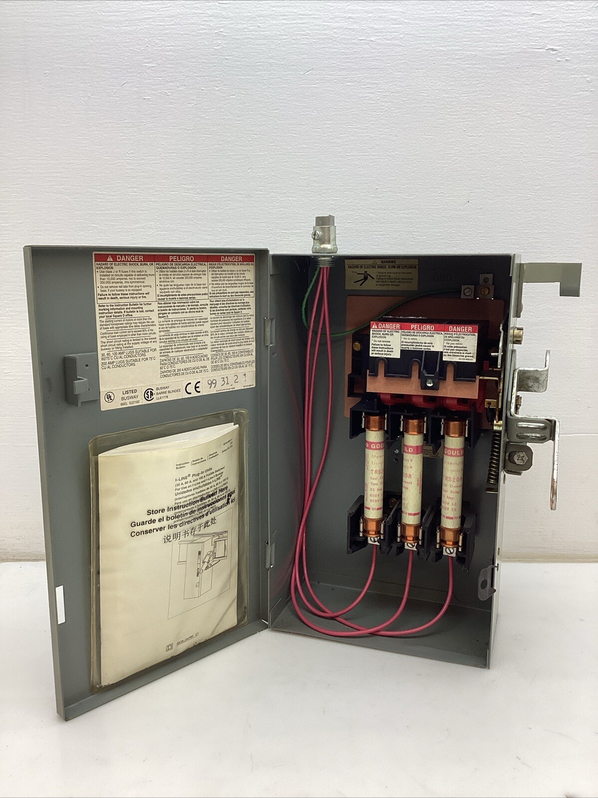 Square D I-Line Busway Unit PQ3603G 30Amp 600volts Tag #3