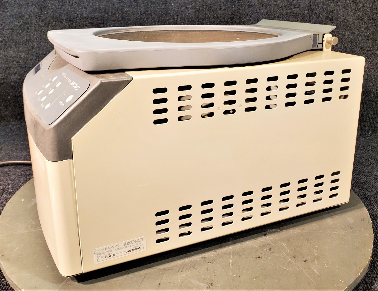 LABCONCO Centrivap Concentrator 78100-00 w/ 7455000 ROTOR. *TESTED, WORKS*
