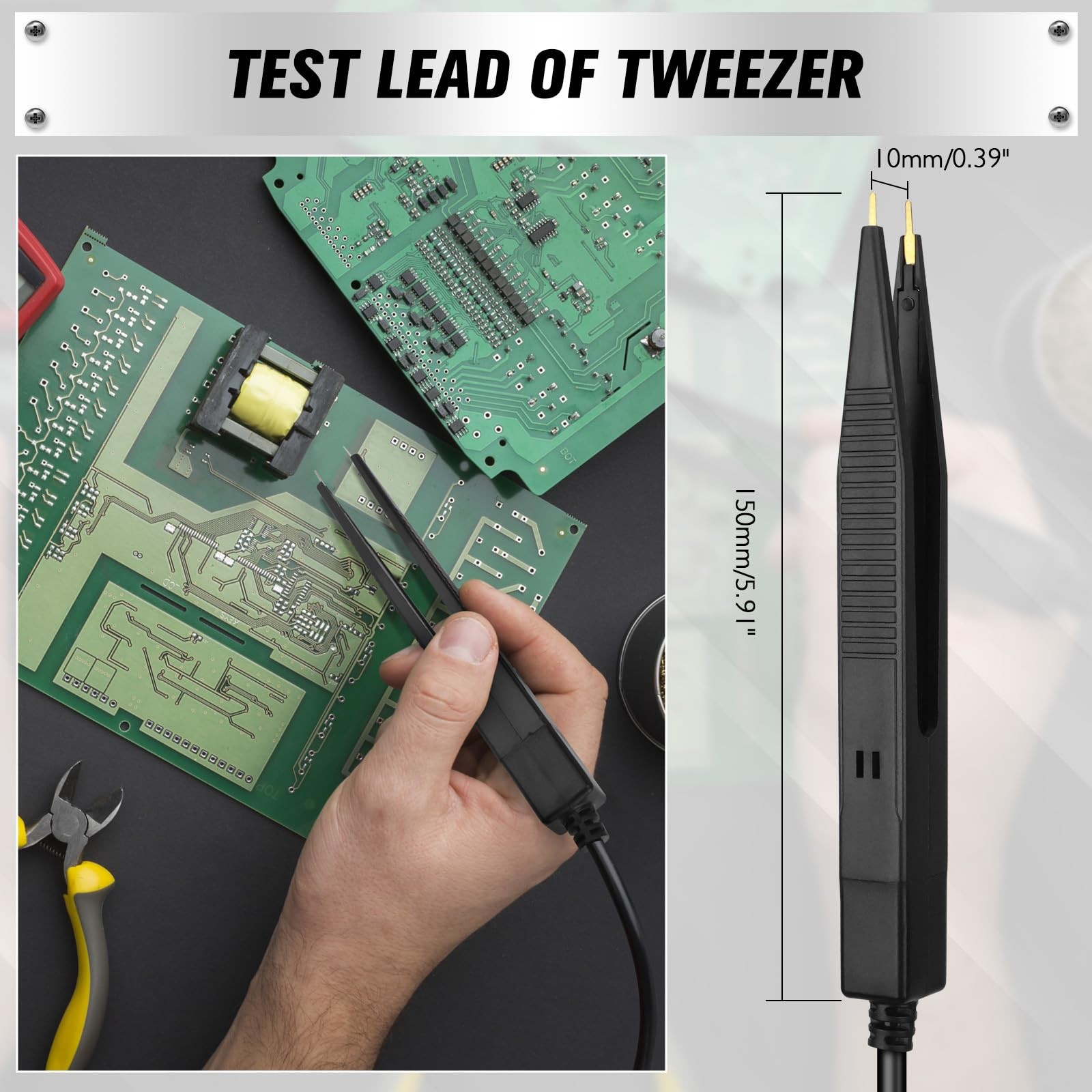 SWANLAKE 11-Piece Multimeter Test Leads Set, CAT III 1000V 20A 11PCS