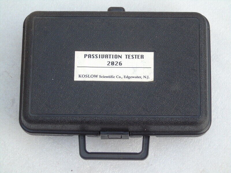 KOSLOW SCIENTIFIC NJ. 2026 PASSIVATION PASSI TESTER