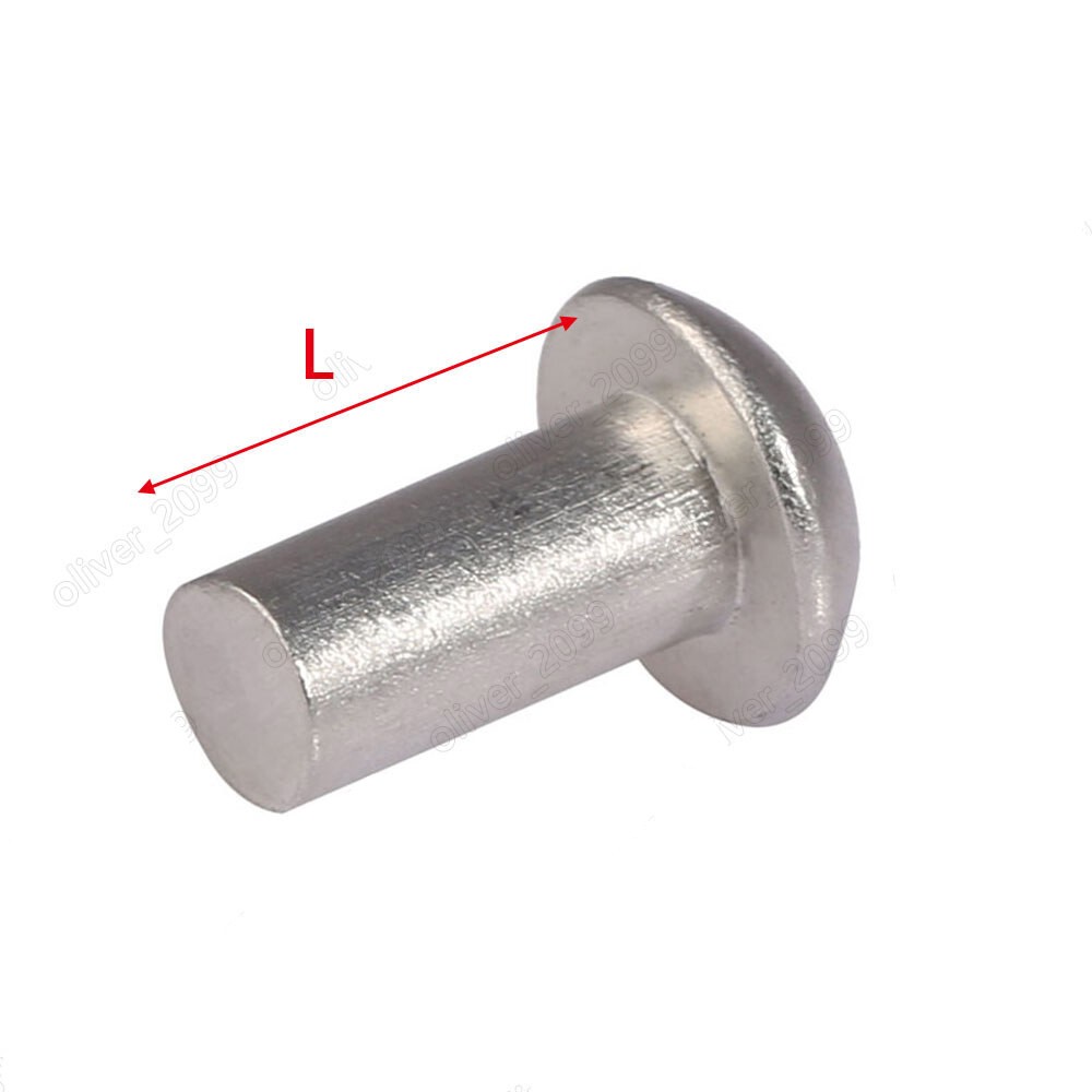 Aluminum Round Head Rivets DIN660 M2 M2.5 M3 M4 M5 M6 M8