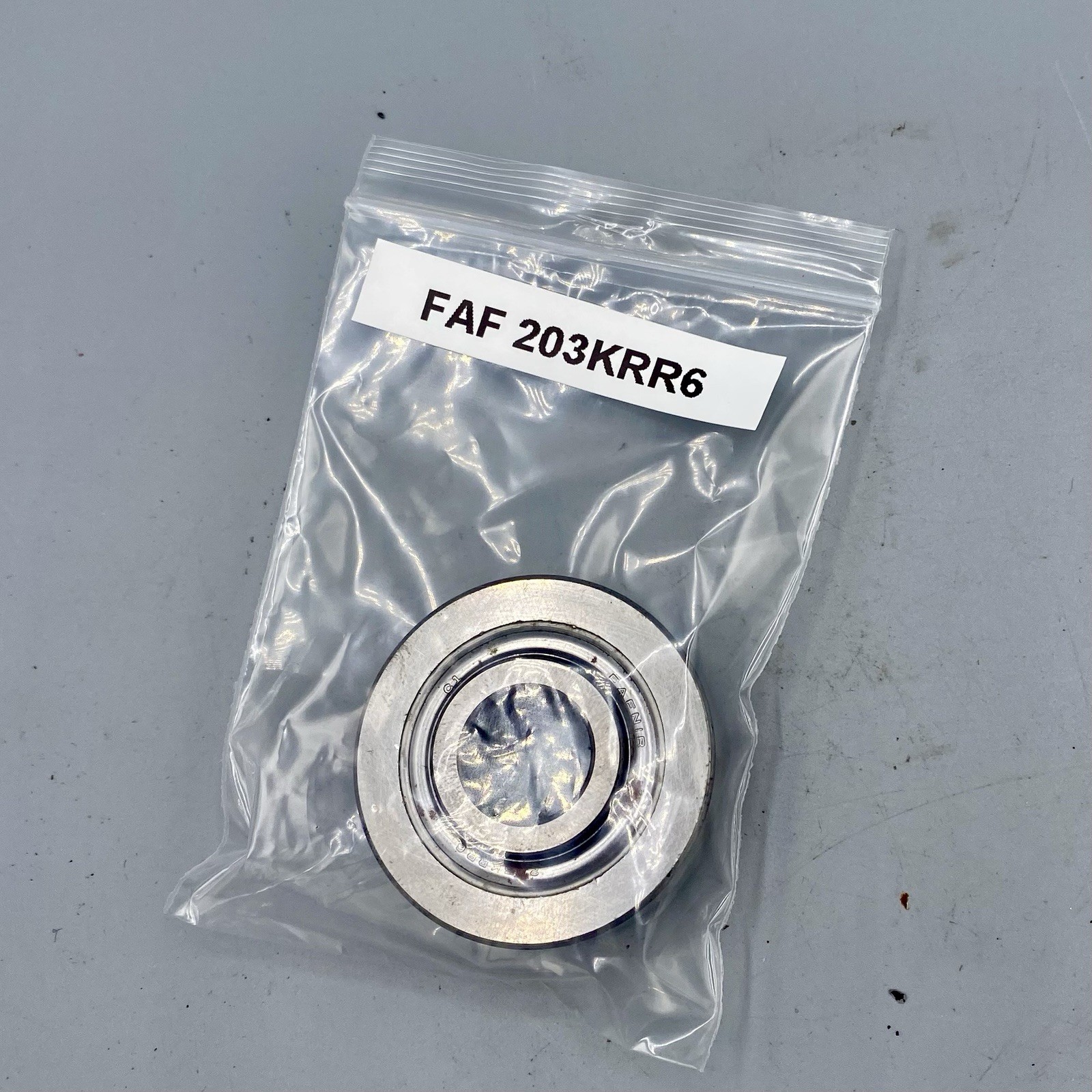 Fafnir 203KRR6 C1 Metal Shielded Ball Bearing 0.63 in ID, 1.85 in OD, 0.72 in
