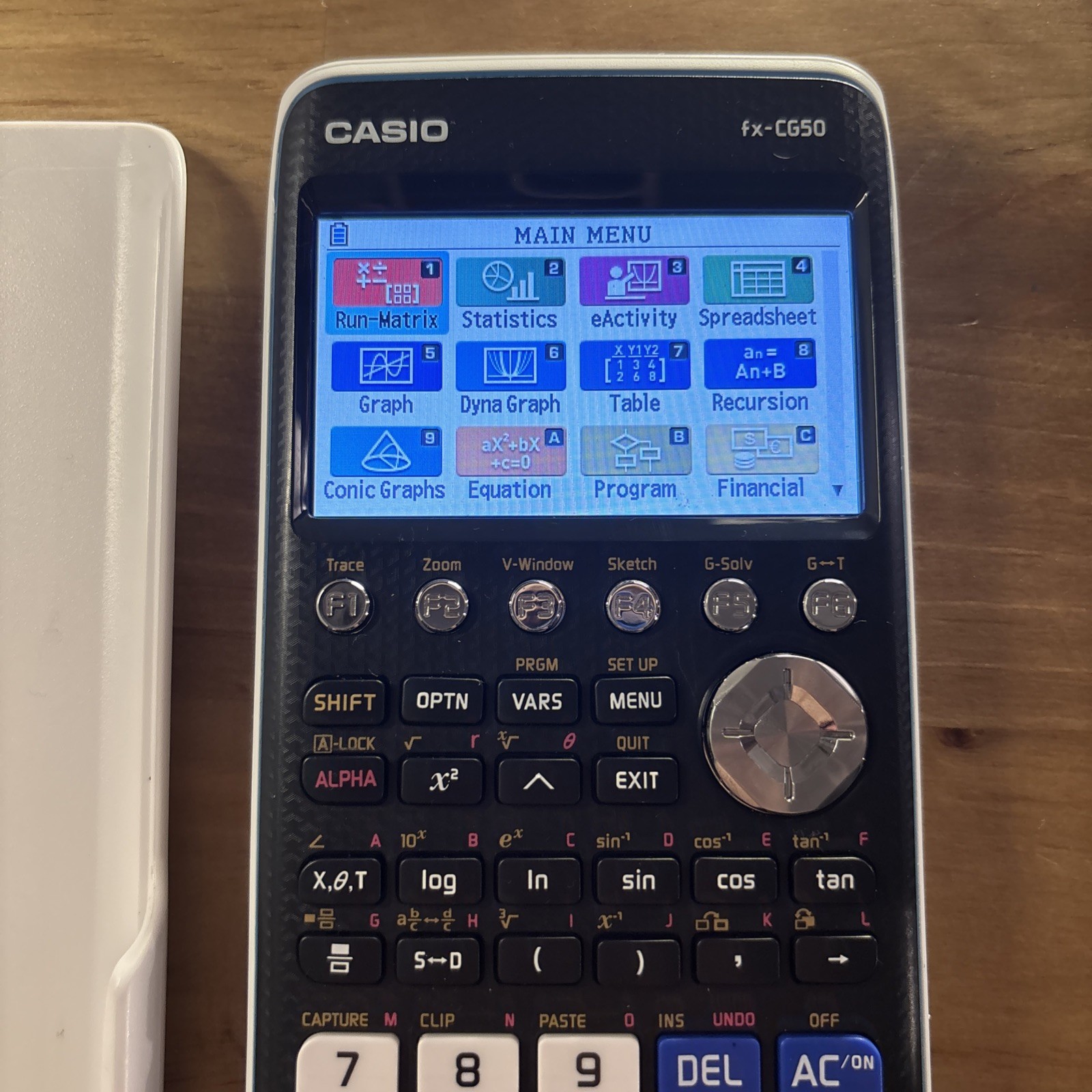Casio FX-CG50 Graphing Calculator – Black/White -tested