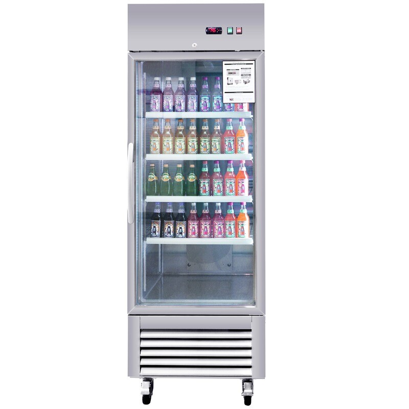 18.7 Cu.ft Commercial Reach-in Refirgerator Stainless Steel Cooling Merchandiser