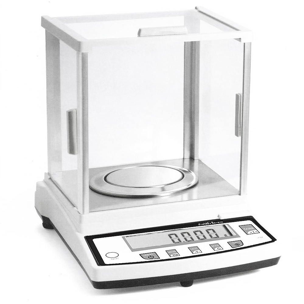 New 200g x 0.001g Analytical Balance Digital Laboratory Scale w/ Draft Shield