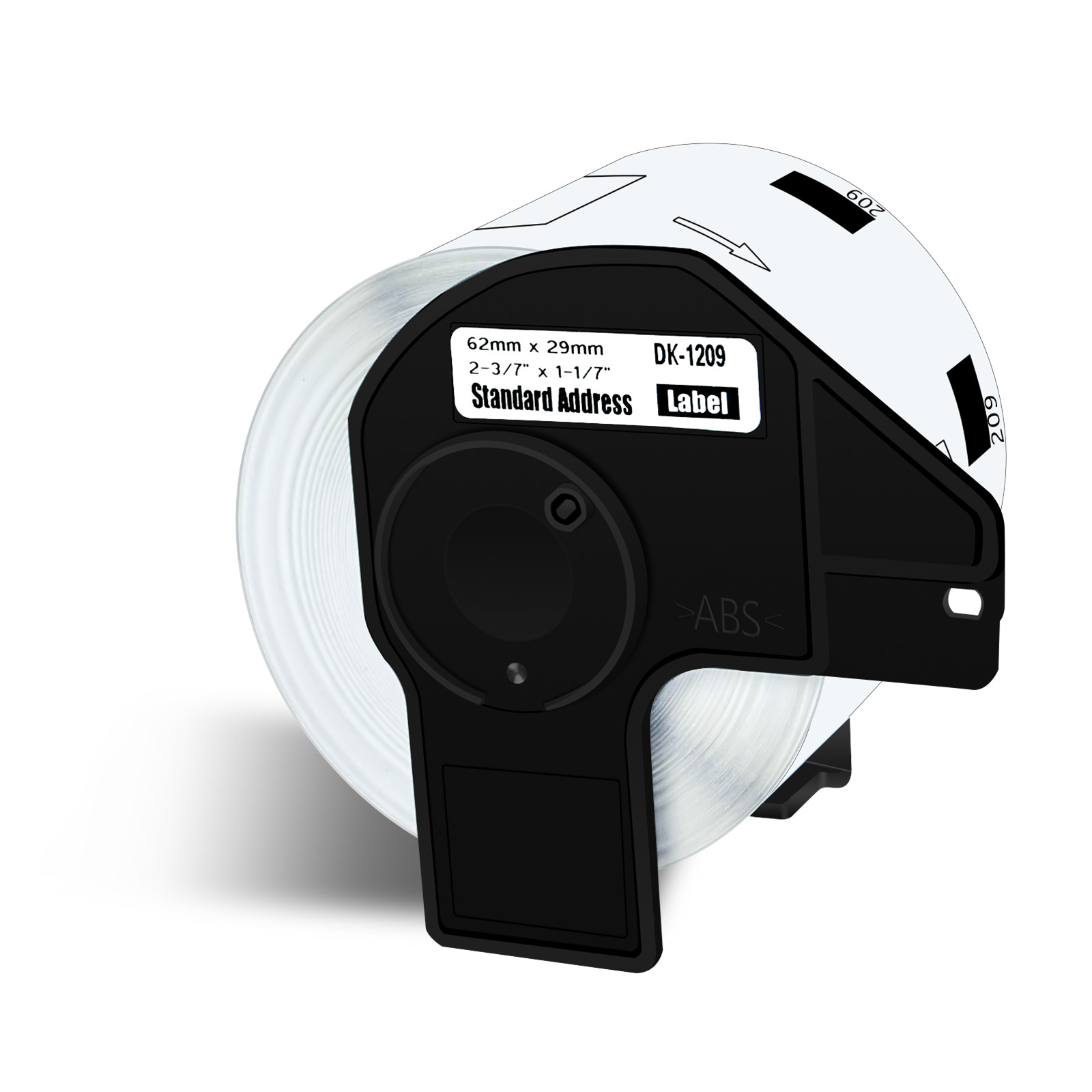 12 ROLLS 2.4 in x 1.1 in Barcode Labels Die-Cut DK-1209 For Brother QL-500 550