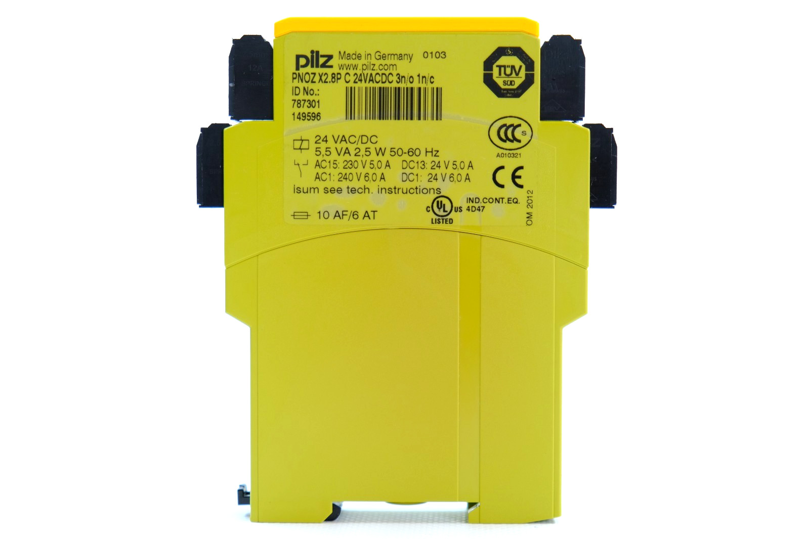 PILZ PNOZ X2.8P C Safety Relay 24VAC/DC 3n/o 1n/c (787301)