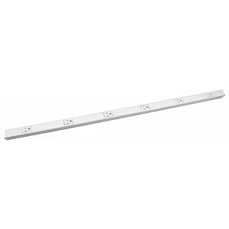 Legrand Wh20gb512 Outlet Strip, Plug Converter, 5-15R, 5 Ft., White