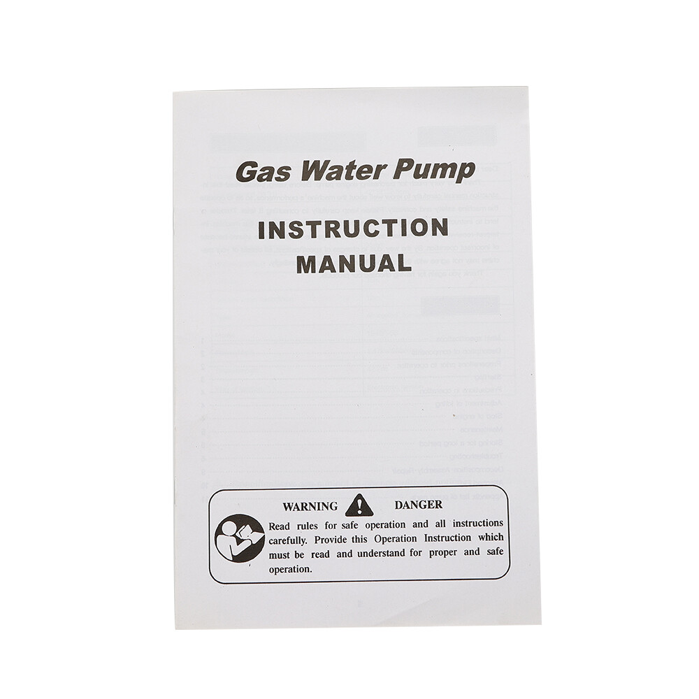 1.7 HP 1″ GAS POWER SEMI-TRASH WATER PUMP HIGH PRESSURE IRRIGATION TRANSFER PUMP