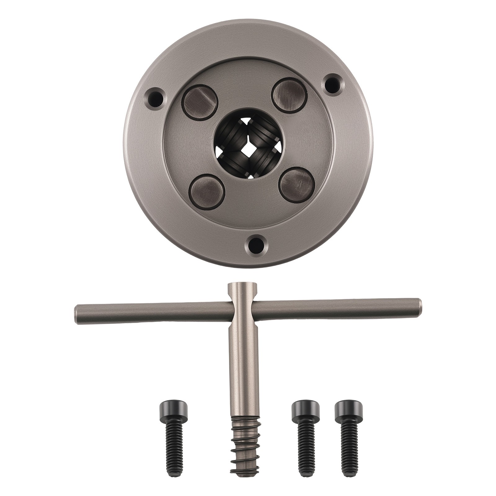 K72-80 Metal Chuck 4 Jaw Self Centering 80mm Lathe HT300 Iron K7280