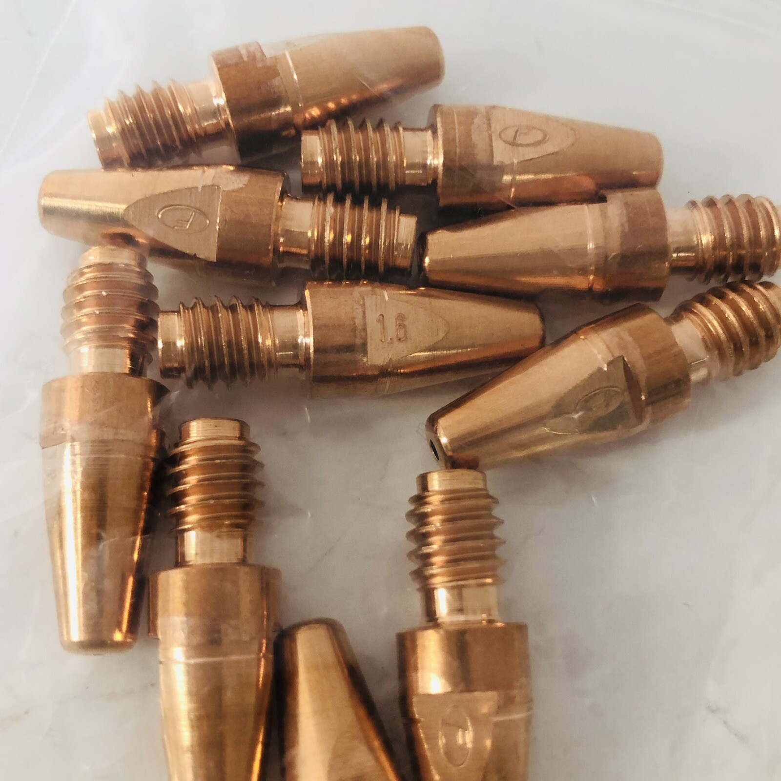 BAG OF 10 FRONIUS 420001475210 CONTACT TIP 1.6