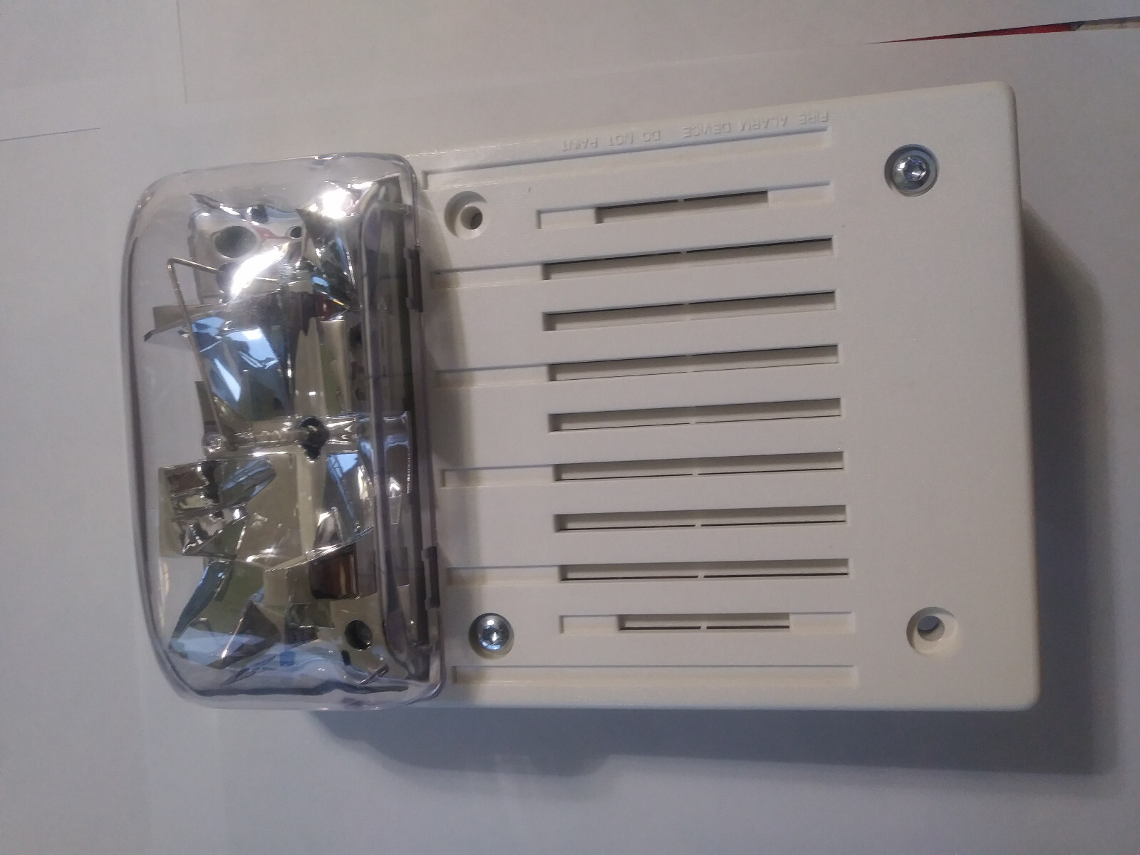 Ceiling Mount White Multi-Candela Horn Strobe easy install new simplex 4906-9130