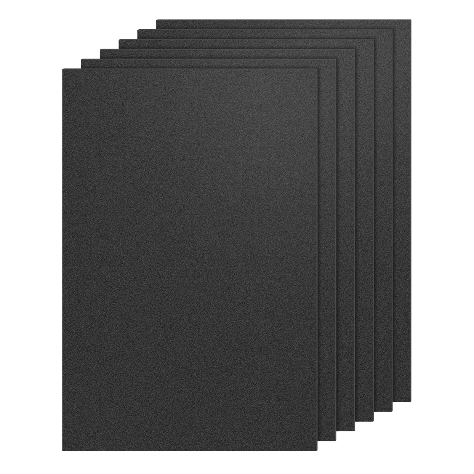 6 Pack ABS Plastic Sheet 12″ x 16″ x 0.060″ Thick, Black Moldable Flexible Th…