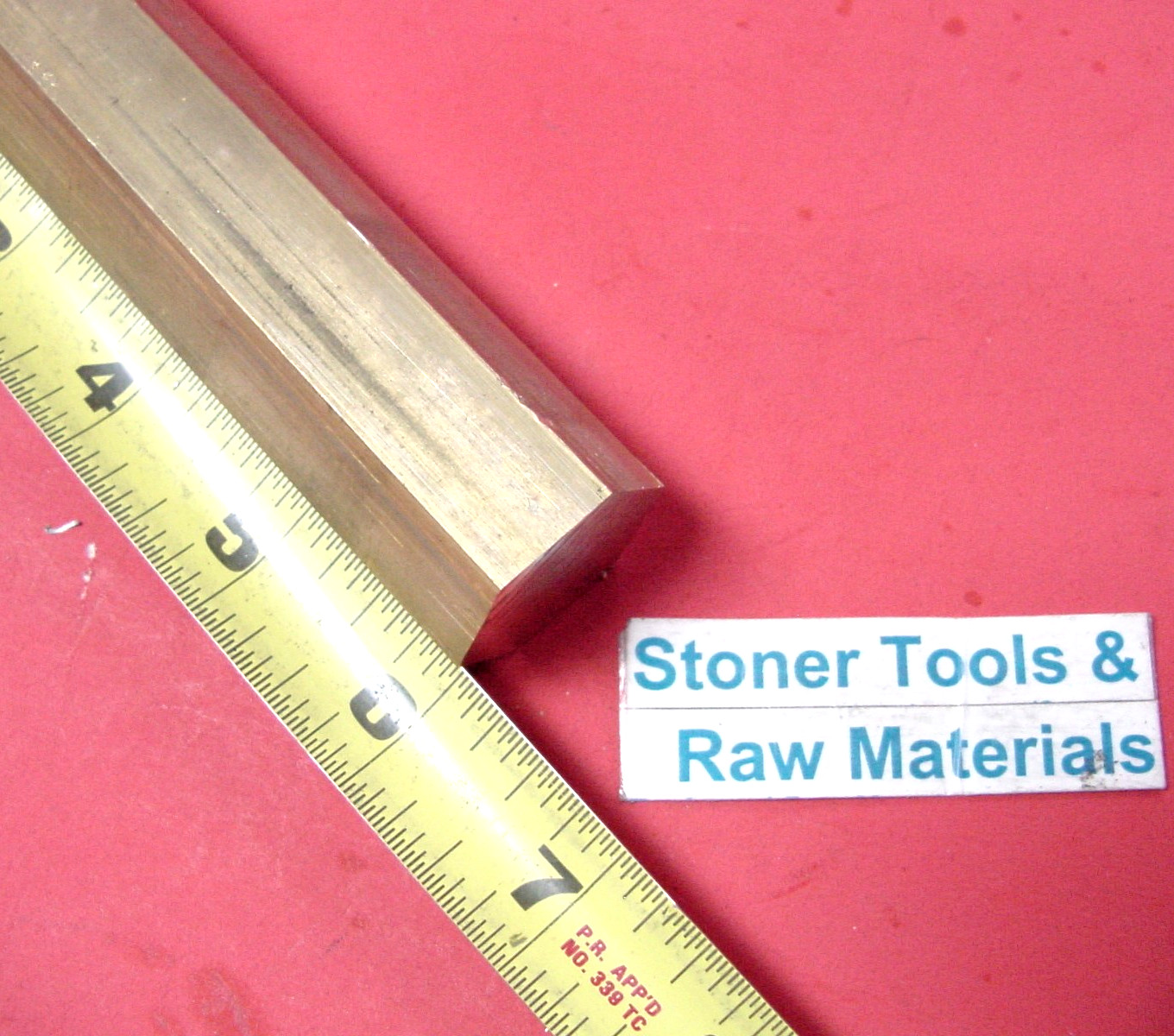 3/4″ C360 BRASS HEX BAR STOCK 6″ long .75″ Flat to Flat 1/2 Hard H02 Cut New
