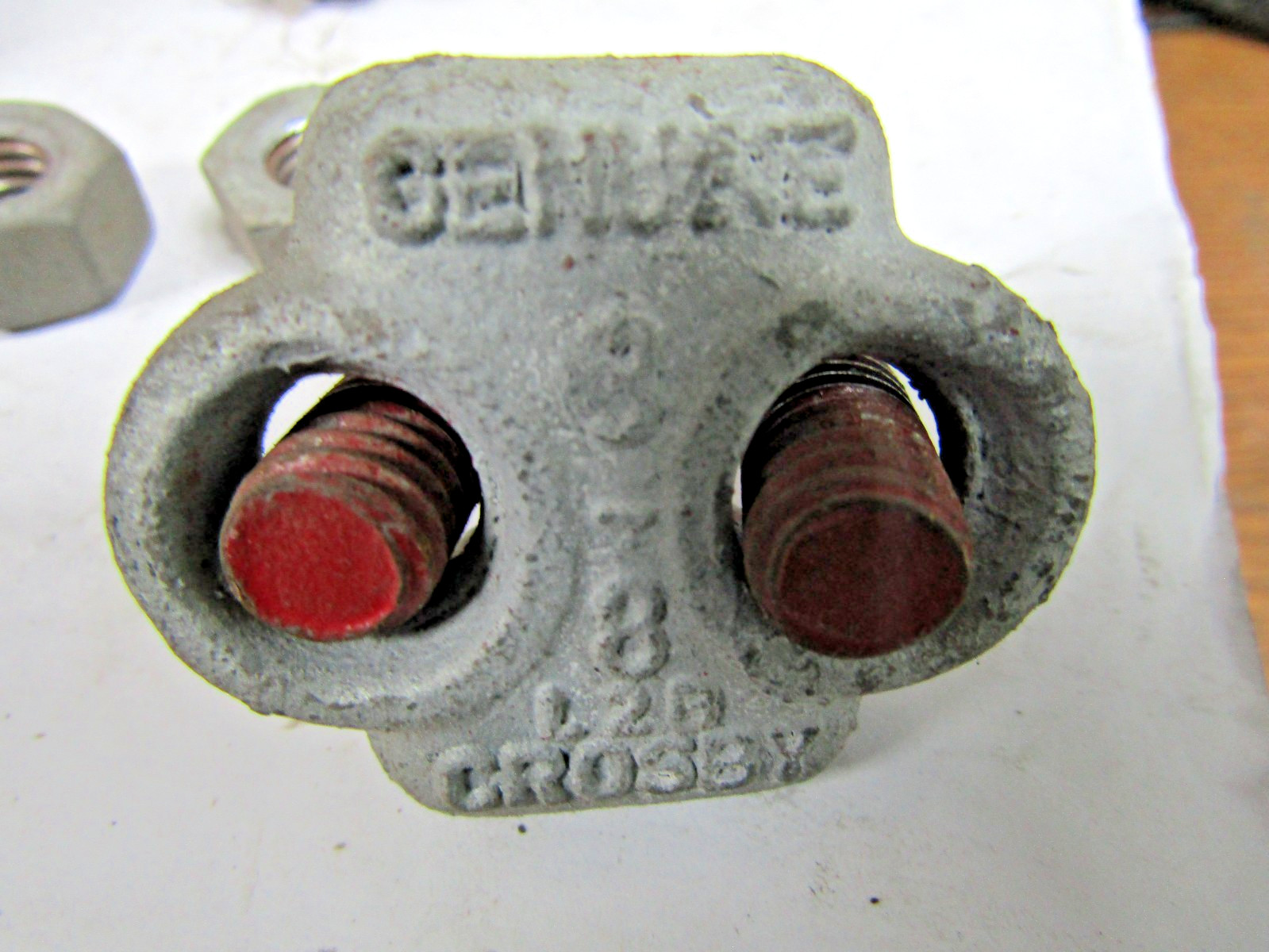 ✌️ NEW CROSBY 5/8″ FORGED WIRE ROPE U-BOLT CLAMPS 1010177