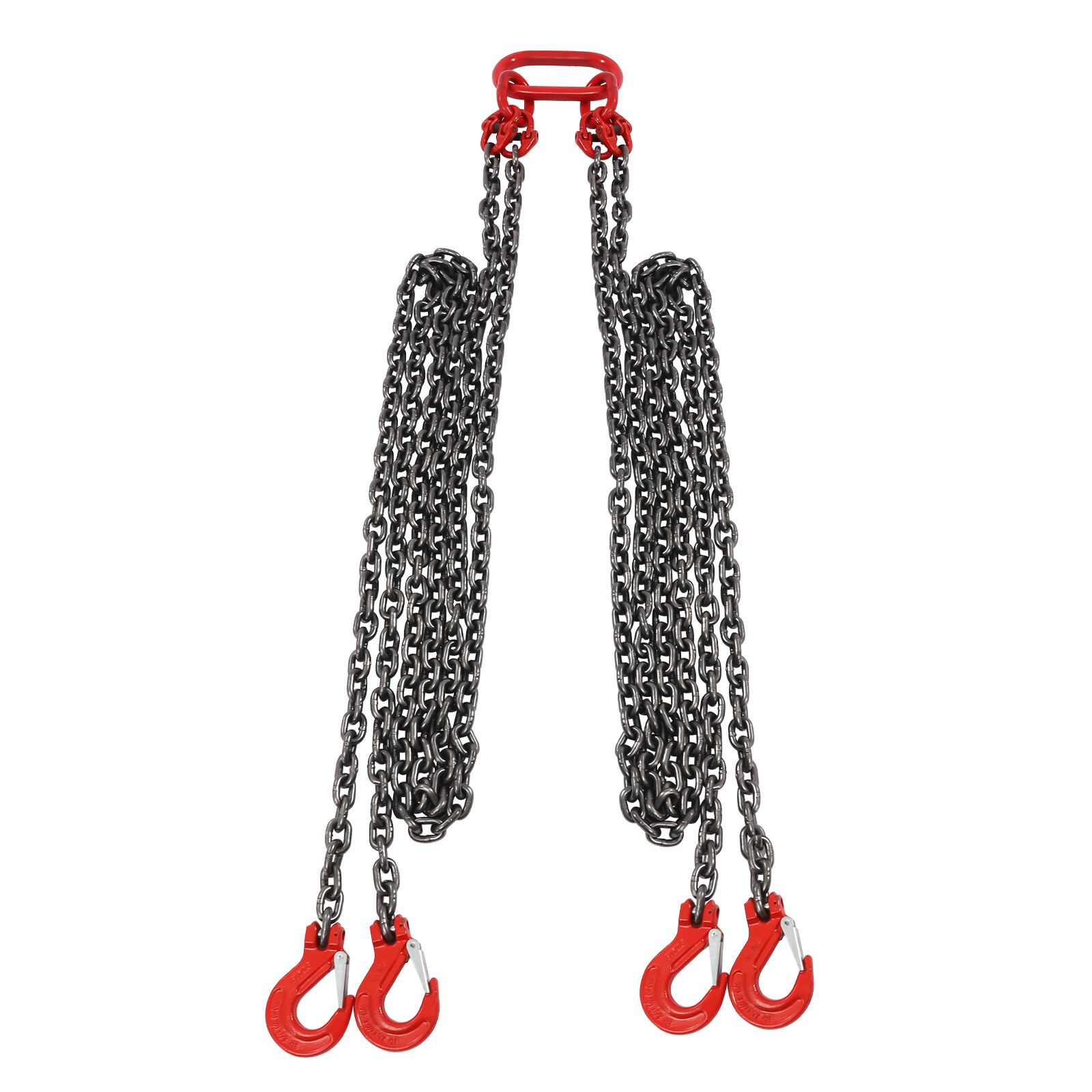 TBvechi Chain Sling 10FT 4 Legs with Sling Hooks Grade 5ton Lifting Chain Sling