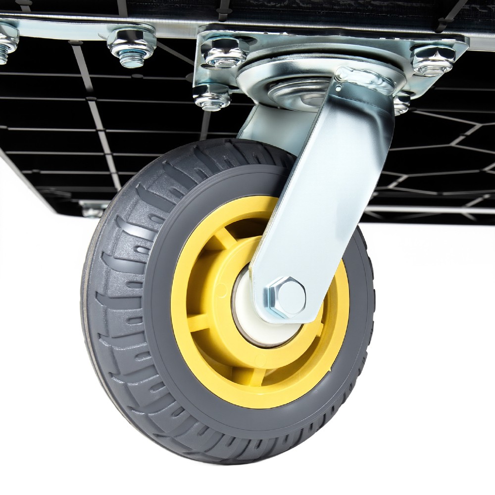 25.5″x43.5″ Foldable Platform Truck 1500LBS 5″ Silent TPR Wheels