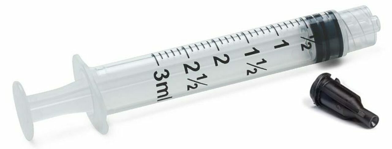 Syringe 3cc/3ml with syringe cap – 10 Pack