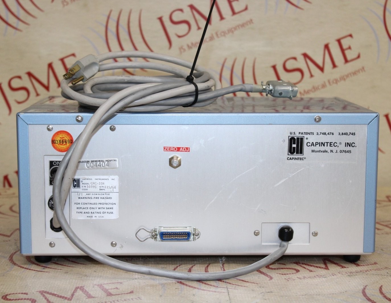 Capintec CRC-10R Radioisotope Dose Calibrator w/ Cables