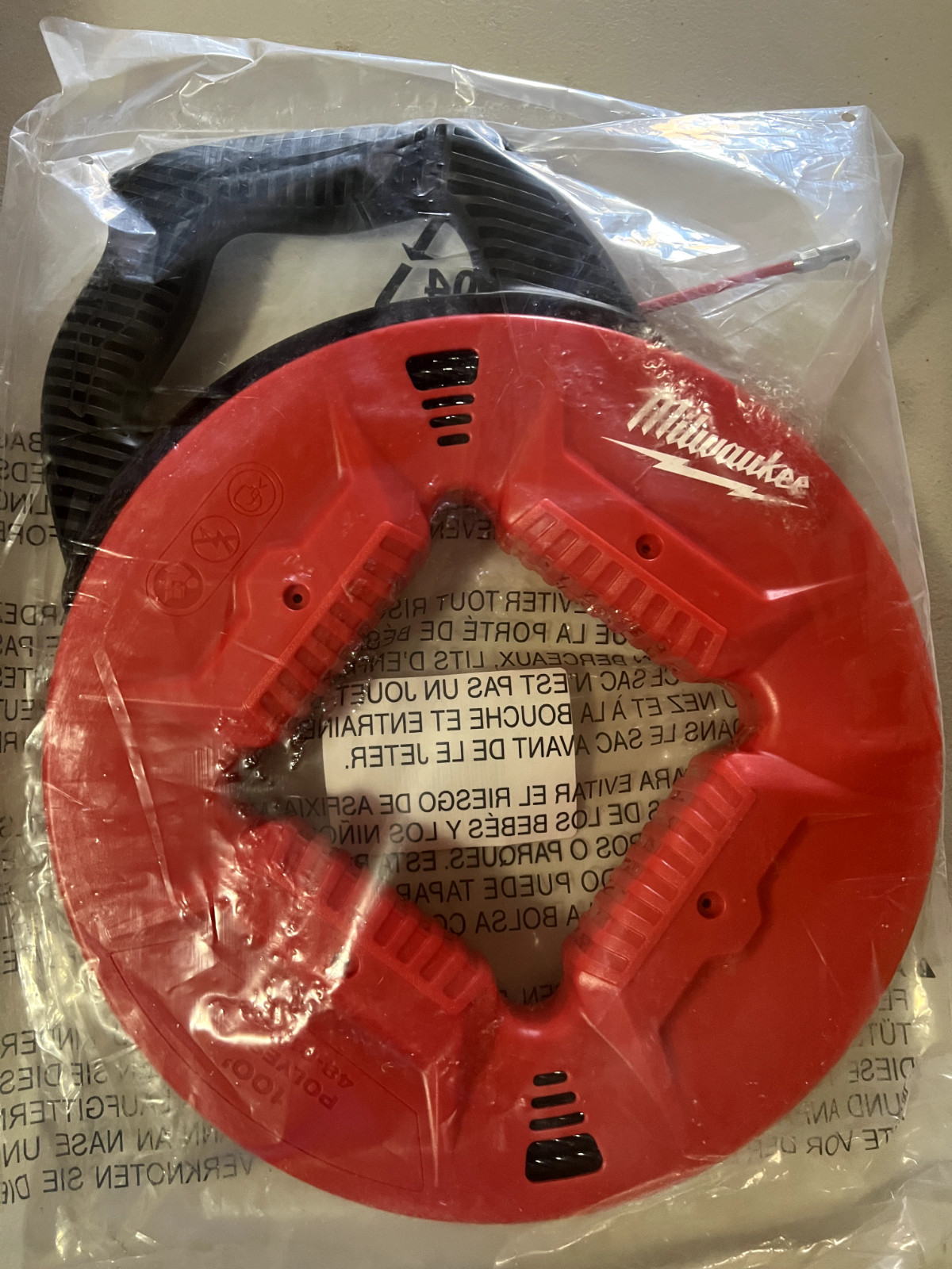 Milwaukee 48-22-4195 100′ Polyester Fish Tape w/ Flexible Metal Leader