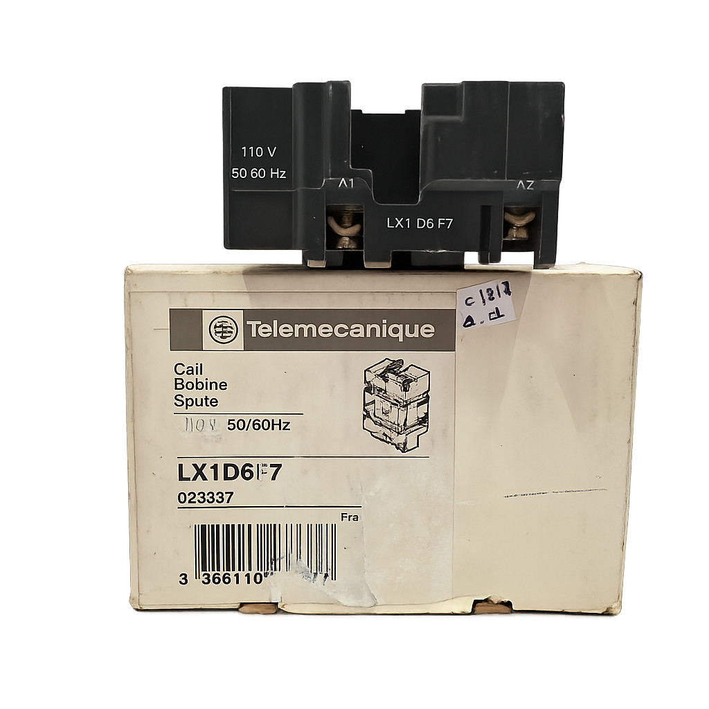 TELEMECANIQUE LX1D6F7 110V 50/60HZ CONTACTOR COIL