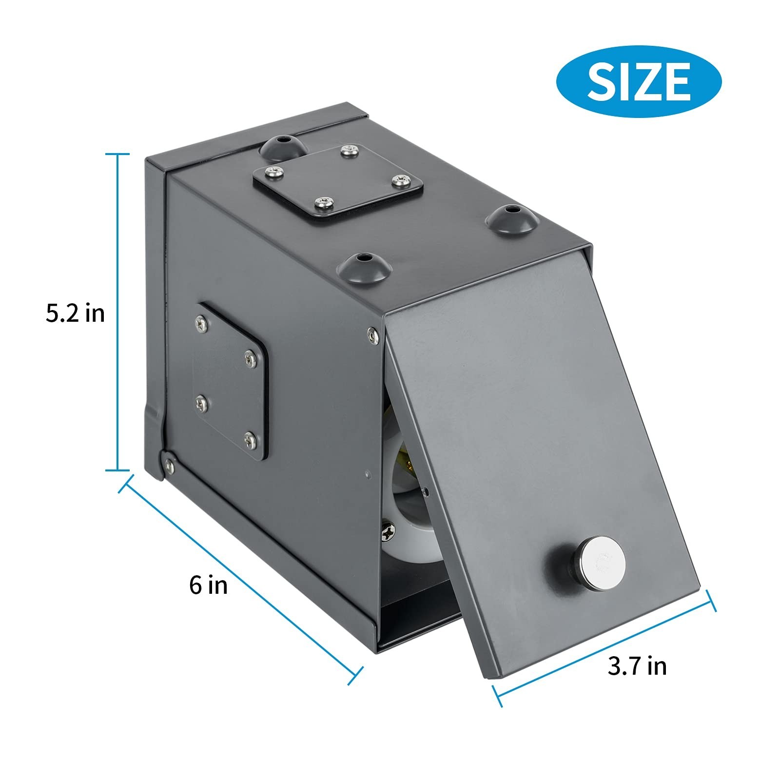 30 Amp Power Inlet Box, Briidea NEMA 3R Generator Inlet Box with 5 Preserved …