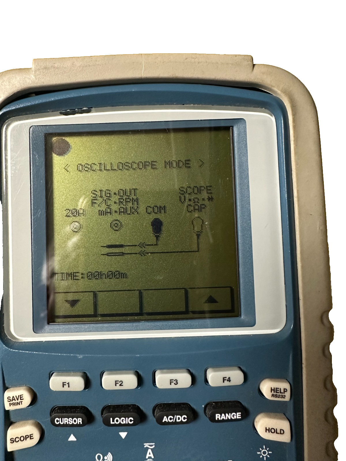 EXTECH HANDHELD MULTISCOPE / OSCILLOSCOPE / DIGITAL MULTIMETER