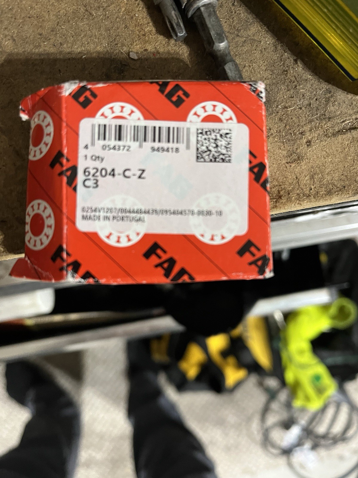 FAG Bearings 6204-C-Z-C3