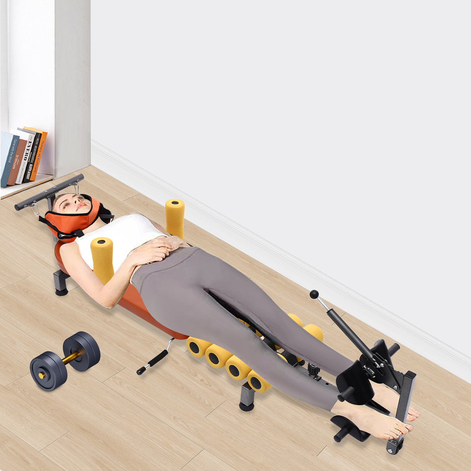 Traction Table Cervical Lumber Spine Back Stretcher Board Traction Bed 286lbs.