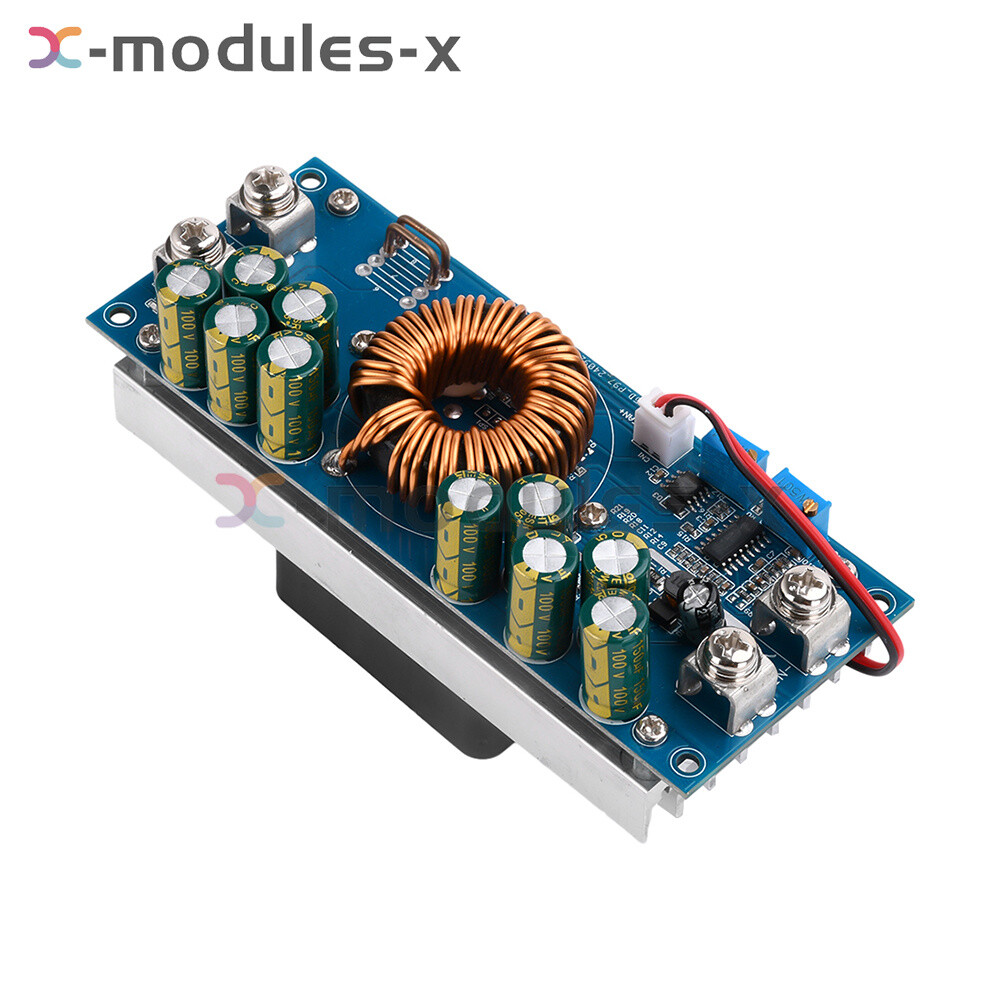 800W/1200W DC-DC Adjustable Buck Power Module DC15V-90V to DC2.5V-72V 28A/50A