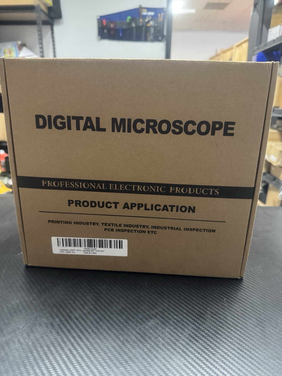 Digital Microscope AD407 3D HDMI 4MP UHD 7 inch USB for Phone Repair SMT SMD DIY