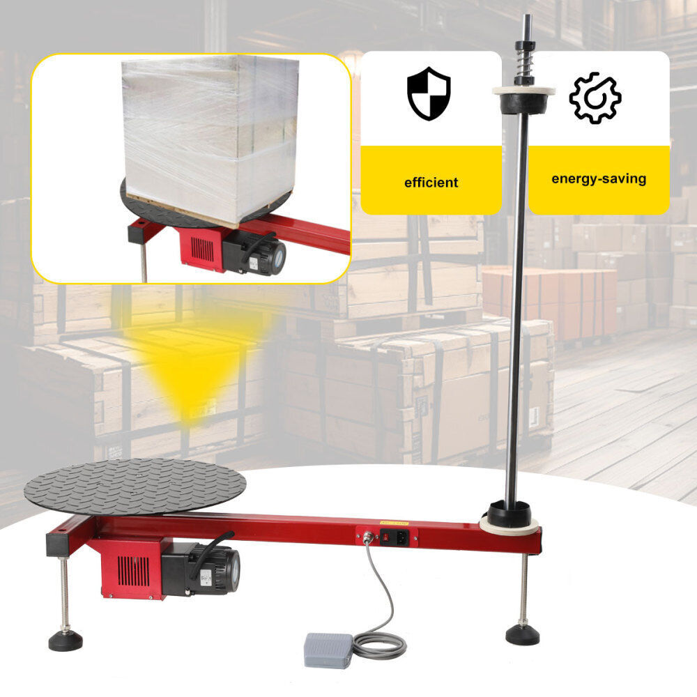 Big Stretch Film Wrapping Machine Dispenser Tools Pallet Packing Machine 220lb