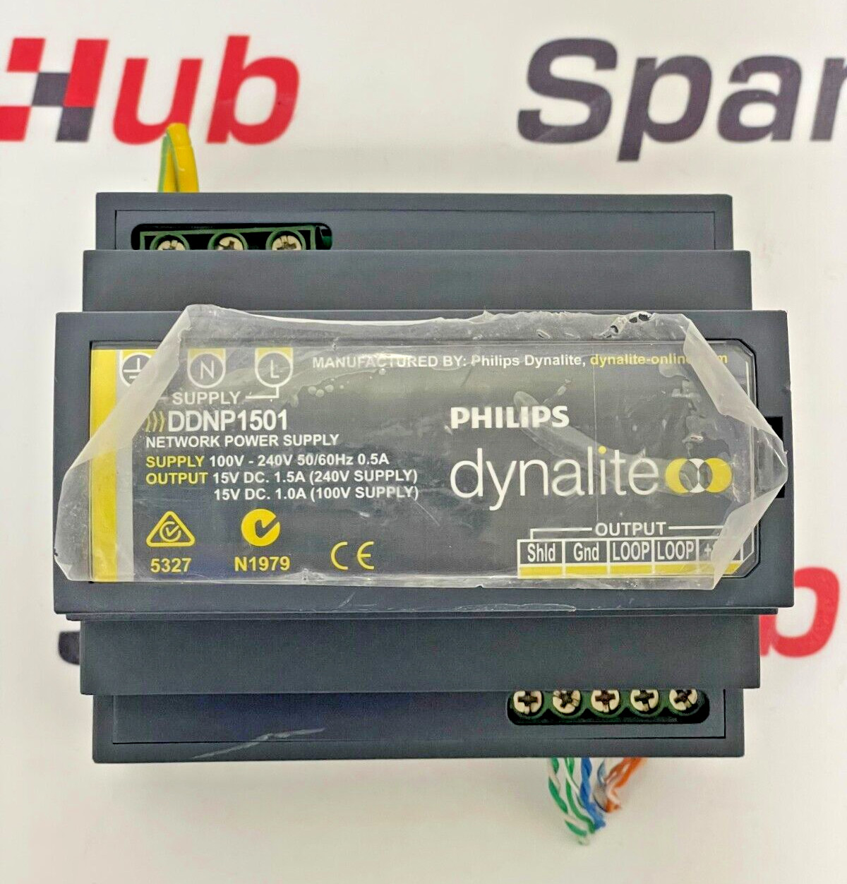 PHILIPS DYNALITE DDNP1501 NETWORK POWER SUPPLY 100V-240V 50/60HZ 0.5A