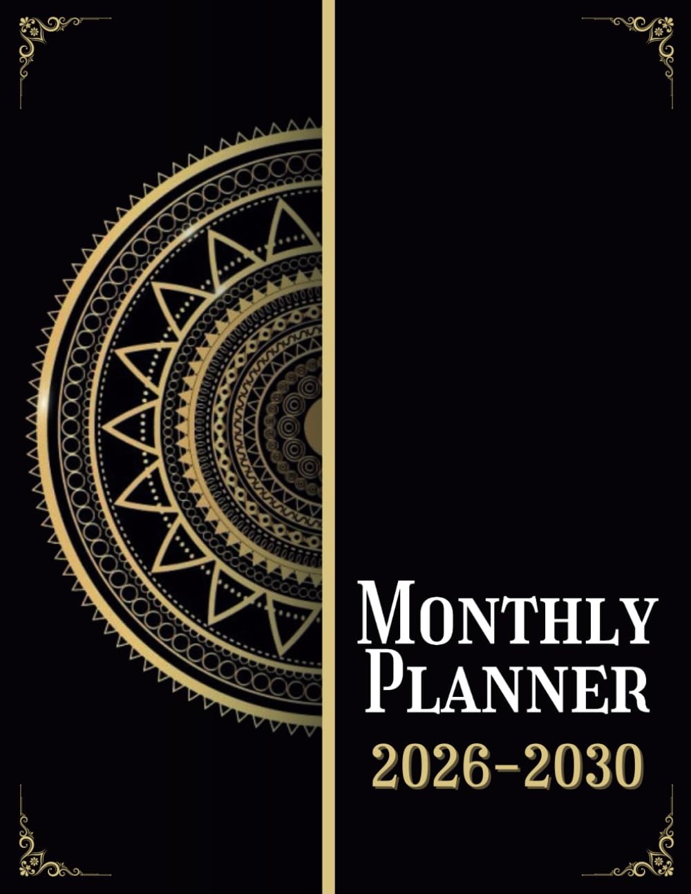 2026-2030 Monthly Planner 5 years: 60 Months, January 2026 to December 2030,…