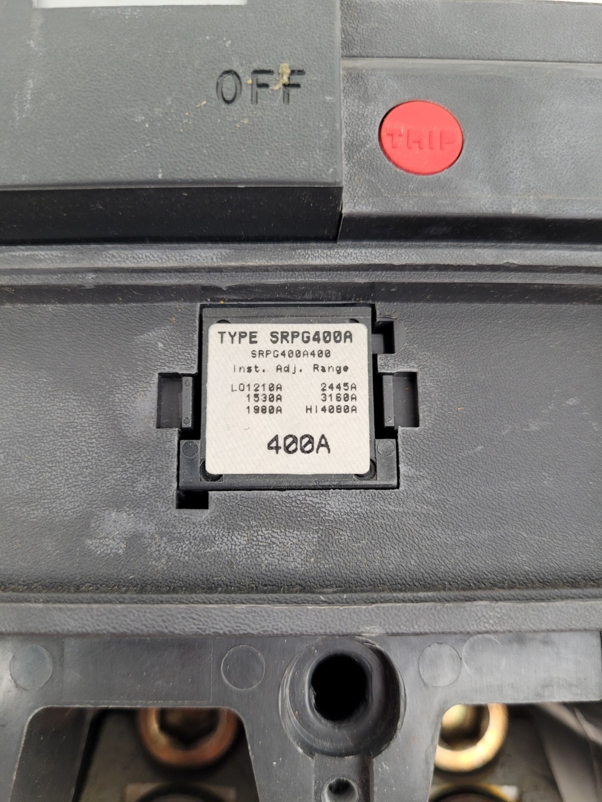 SGHA36AT0400 GE Spectra Circuit Breaker SRPG400A400 400 Amp Plug Next Day Option