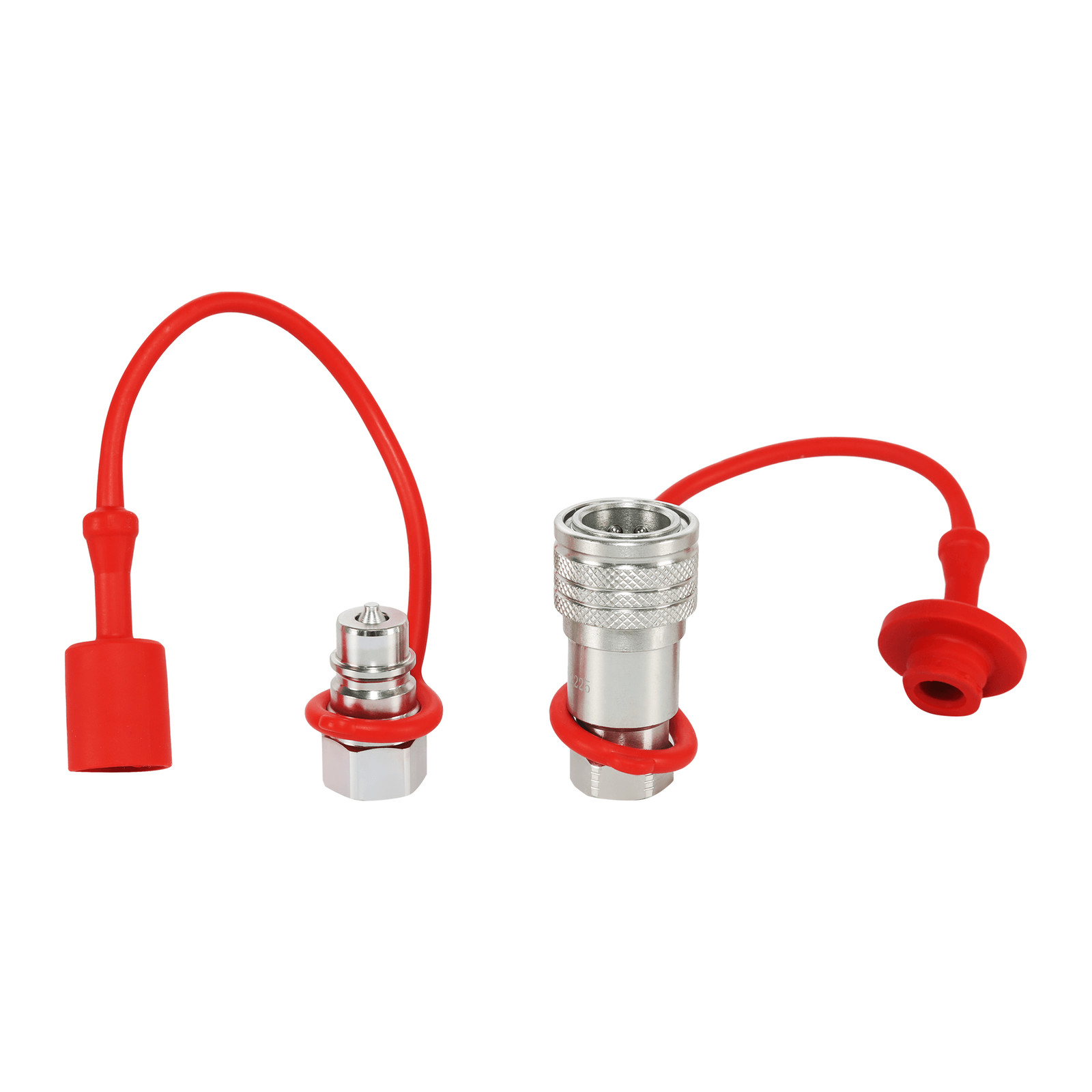 1/4″ AG Hydraulic Quick Couplers Set – 3/8″ SAE Thread
