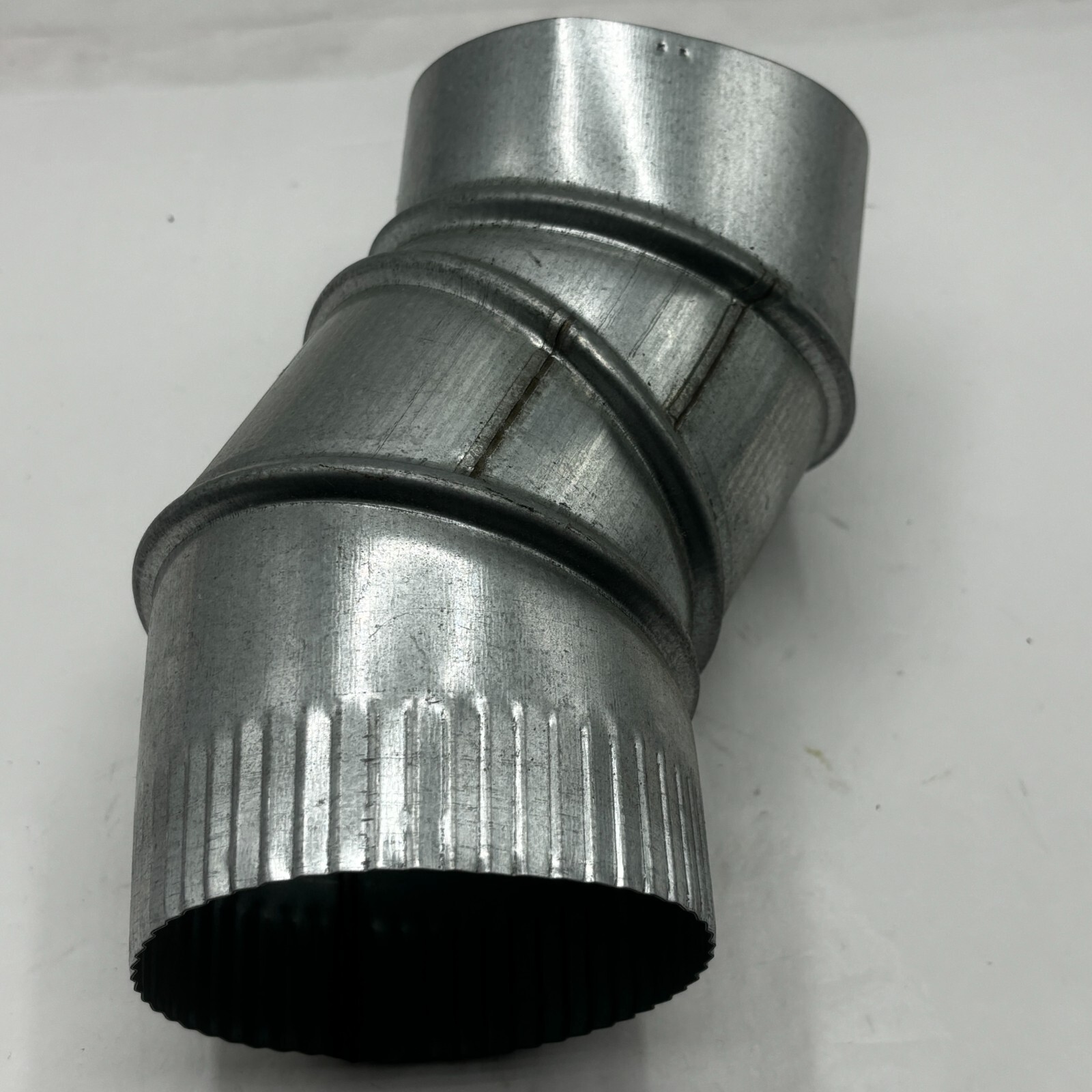Master Flow 26B90E4 90-Degree Round Adjustable Elbow 8 In. 26-Gauge🔔