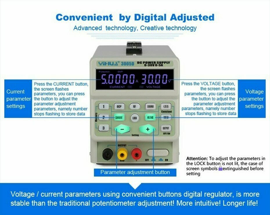 3005D 5A 30V DC power supply adjustable power supply digital program control