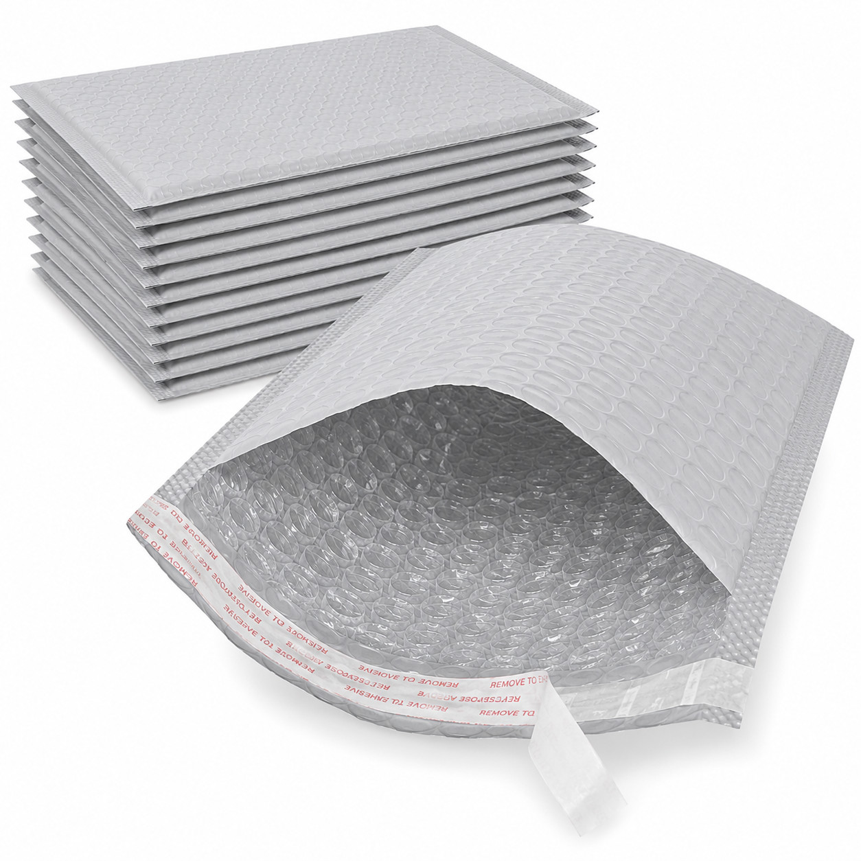 #0 6×9 Poly Bubble Mailer Padded Mailing Bags Self Seal Shipping Envelopes Gray