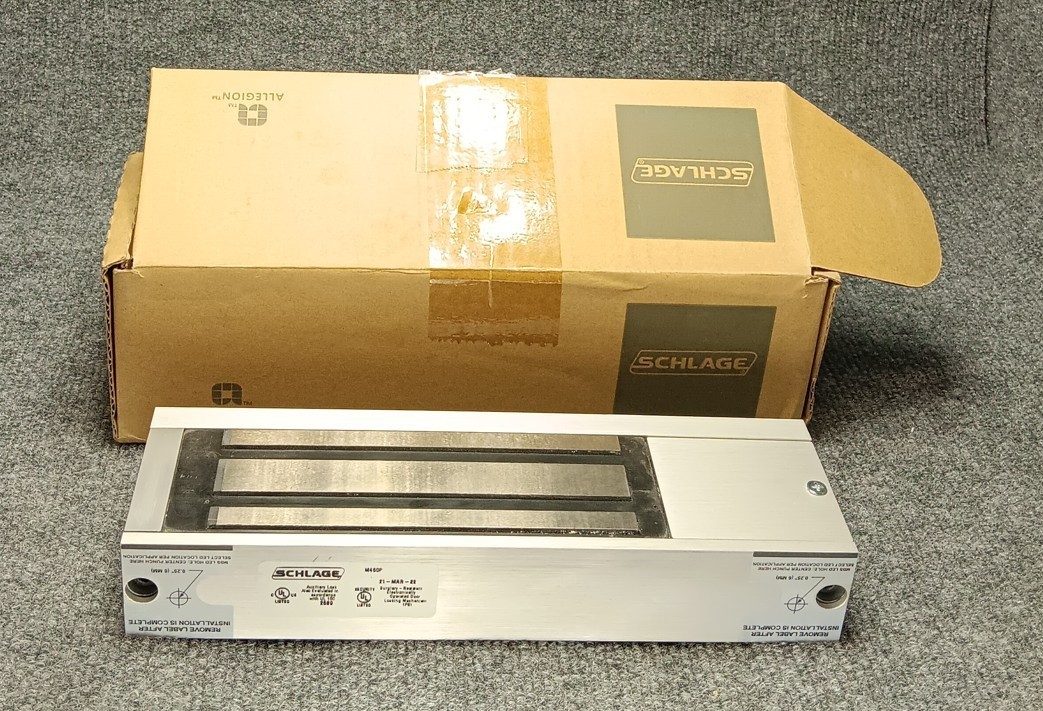 Schlage M452P Electromagnetic Lock Double Door 1000lb Maglock 12/24V Open Box