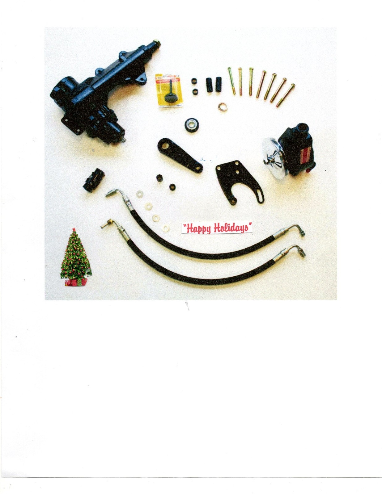 Power steering conversion kit- For 1965 thru 77 Ford 2 WD F-100, 150, 250, 350