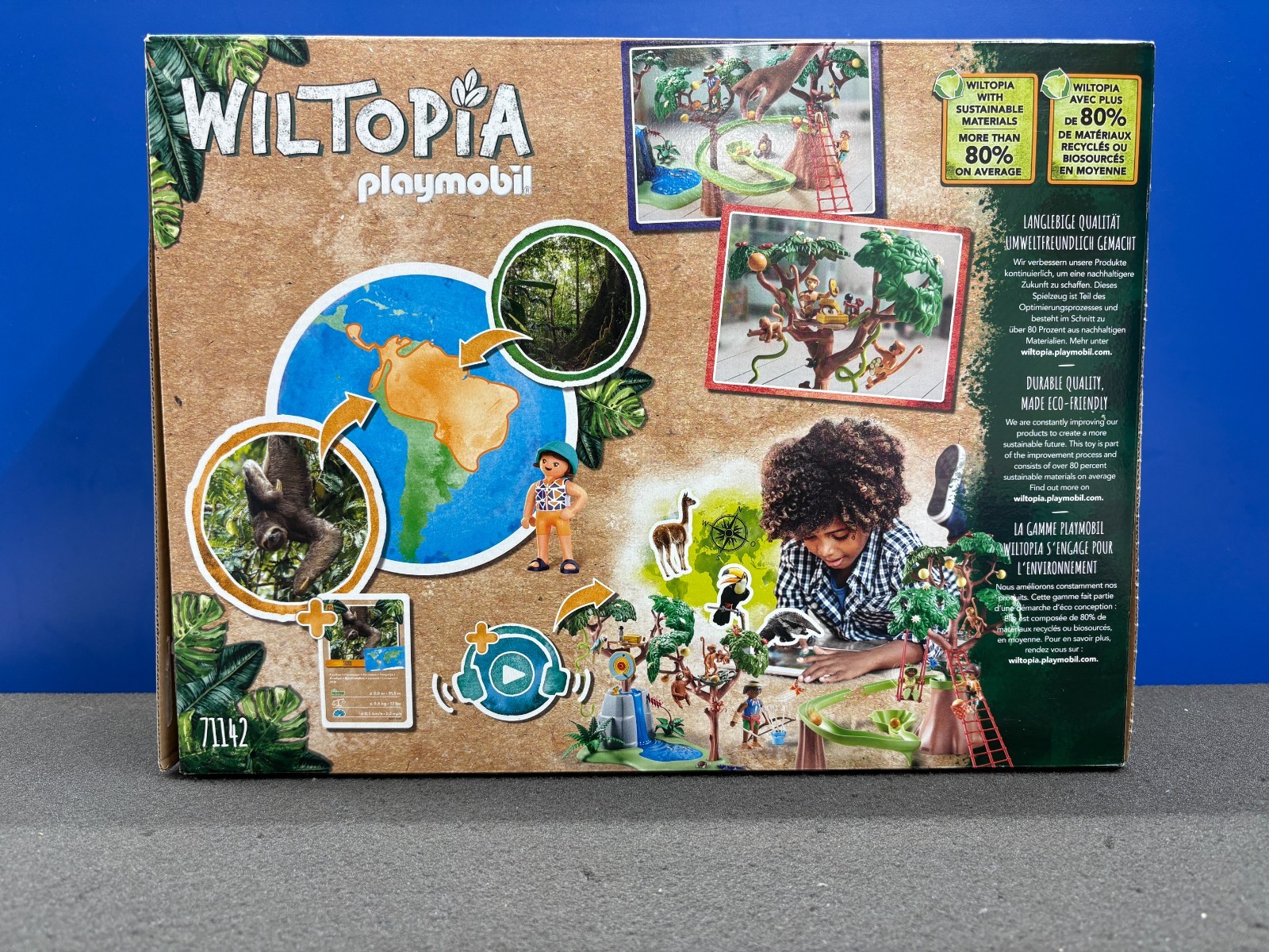 NEW IN BOX, SEALED, PLAYMOBIL 71142 WILTOPIA TROPICAL JUNGLE PLAYGROUND